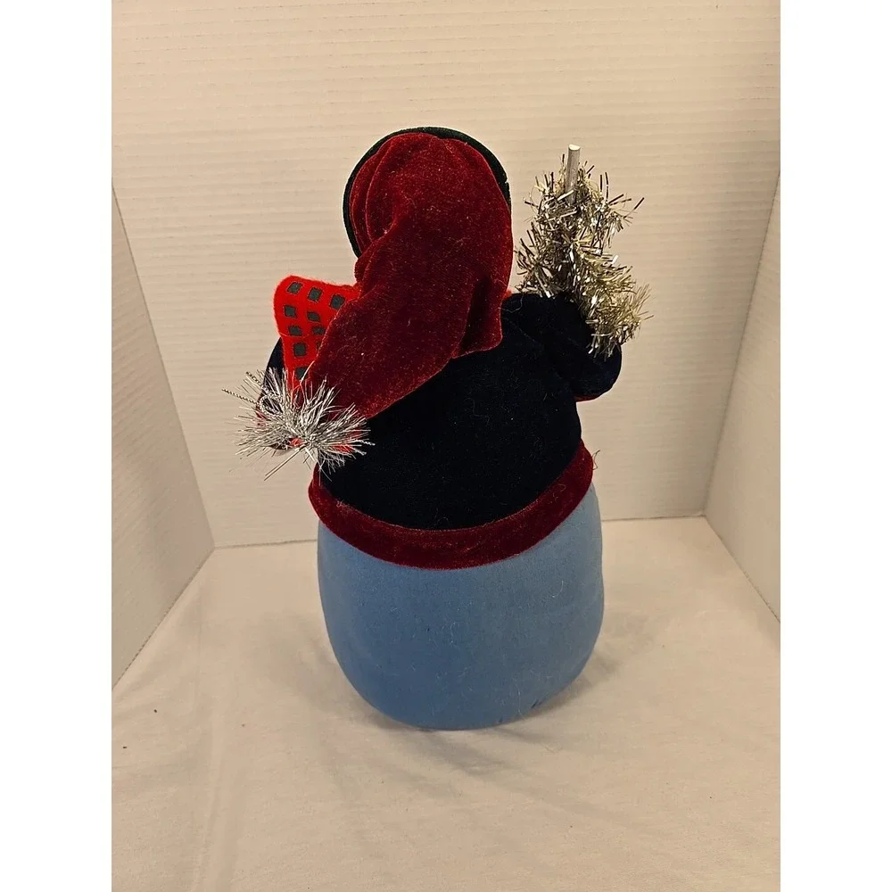 Snowman Carrying Christmas Tree Door Stop 14